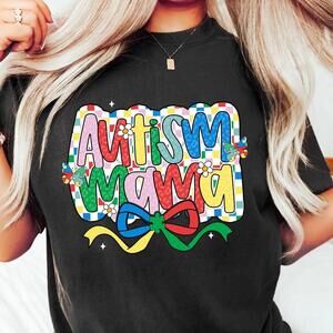 Autism Mama Coquette T-Shirt, Mother Day Shirt, Autism